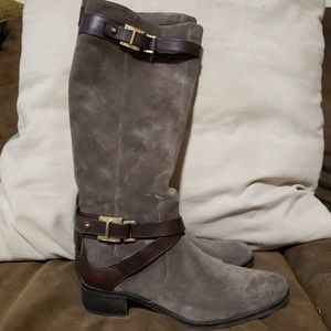 Louise et Cie suede tall riding boots
